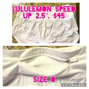Lululemon speed up 2.5”